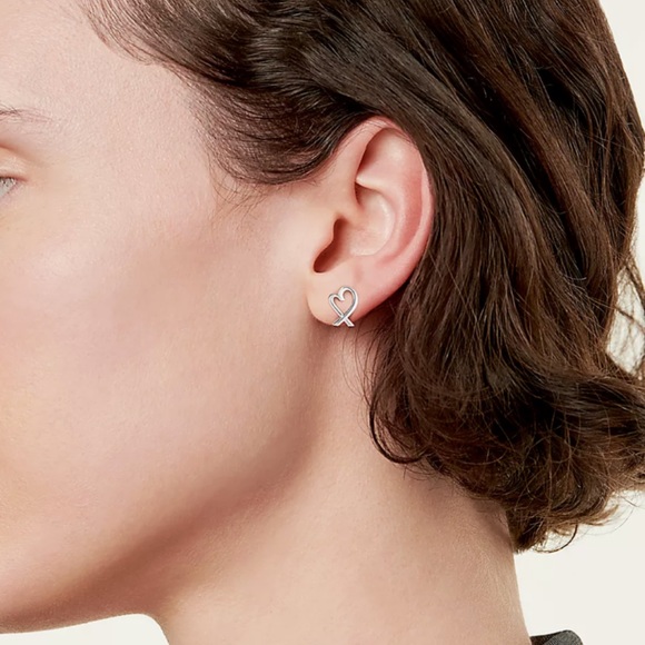 Tiffany & Co. Paloma Picasso Loving Heart Studs - Picture 9 of 10